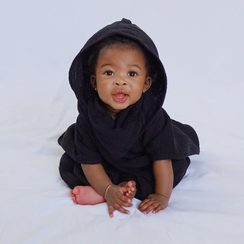 The Cozy Baby Bib + Toddler Scarf