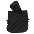 Black hooded bag on a white background